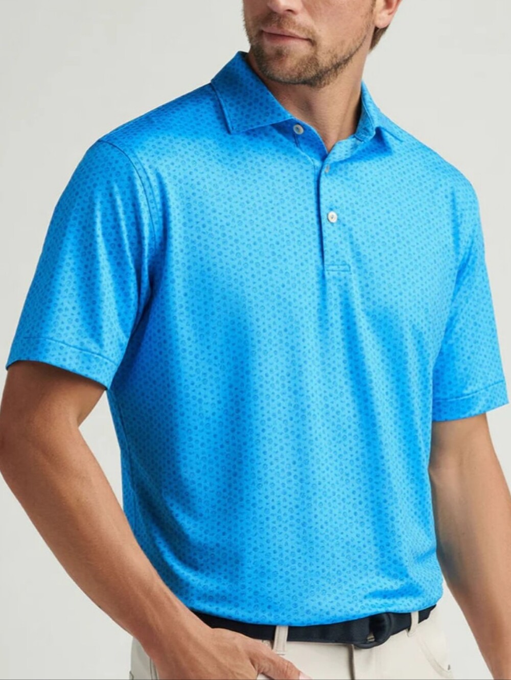 Peter Millar Elements Performance Polo In Riverbed